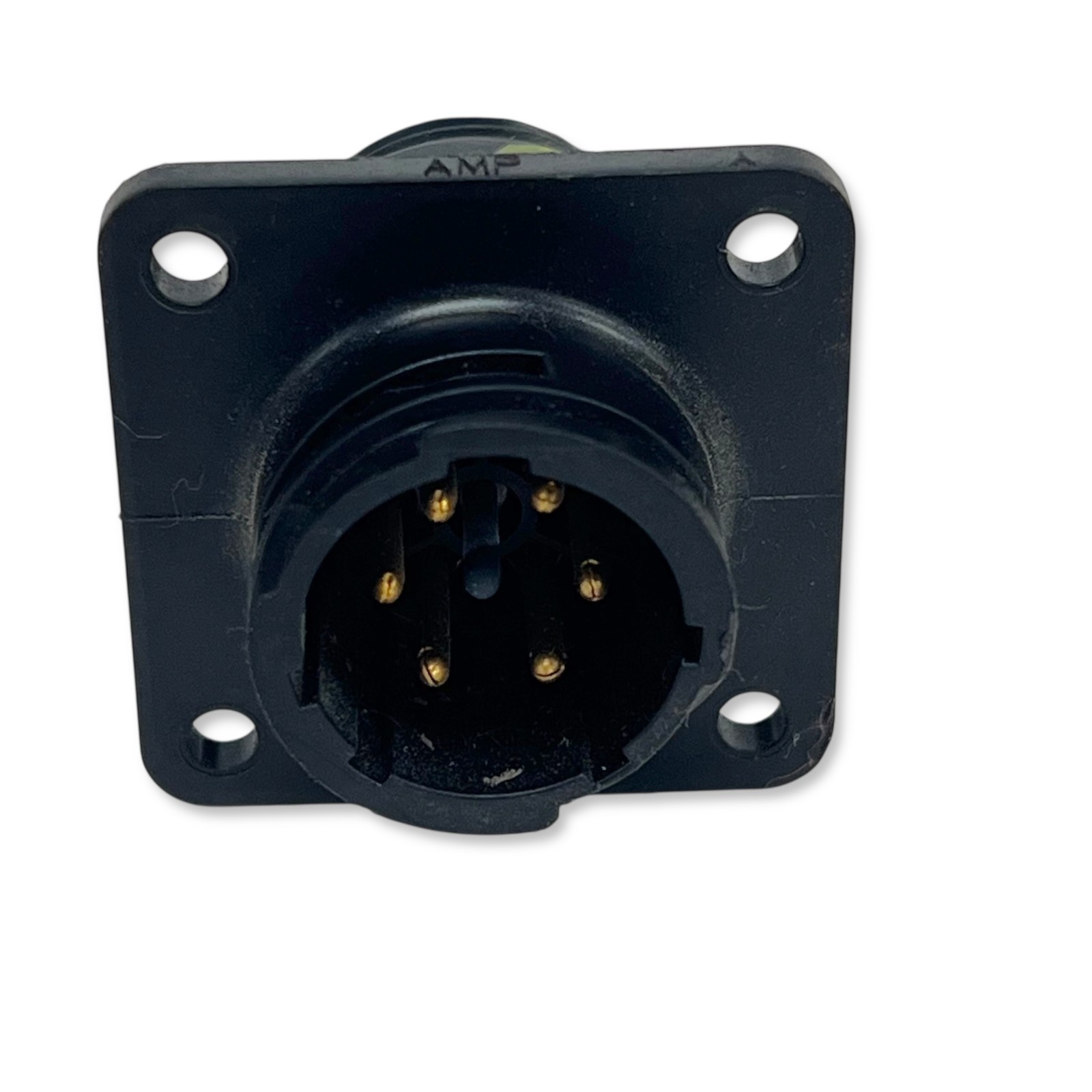 Luminator 504036-001 Rev C 6-Pin Panel Mount Circular Connector w Wiring Harness
