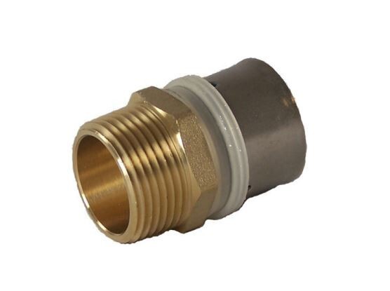 Bag of 10 pieces Roth 2347221200 3/4” Press x 1/2“ MPT ADAPTER
