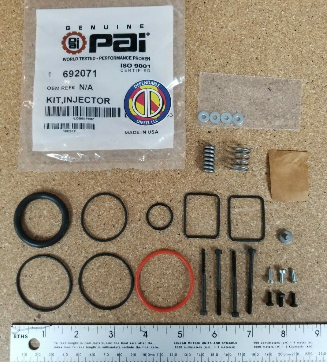 Injector O-Ring & Hardware Kit for Detroit Diesel Series 60 PAI# 692071