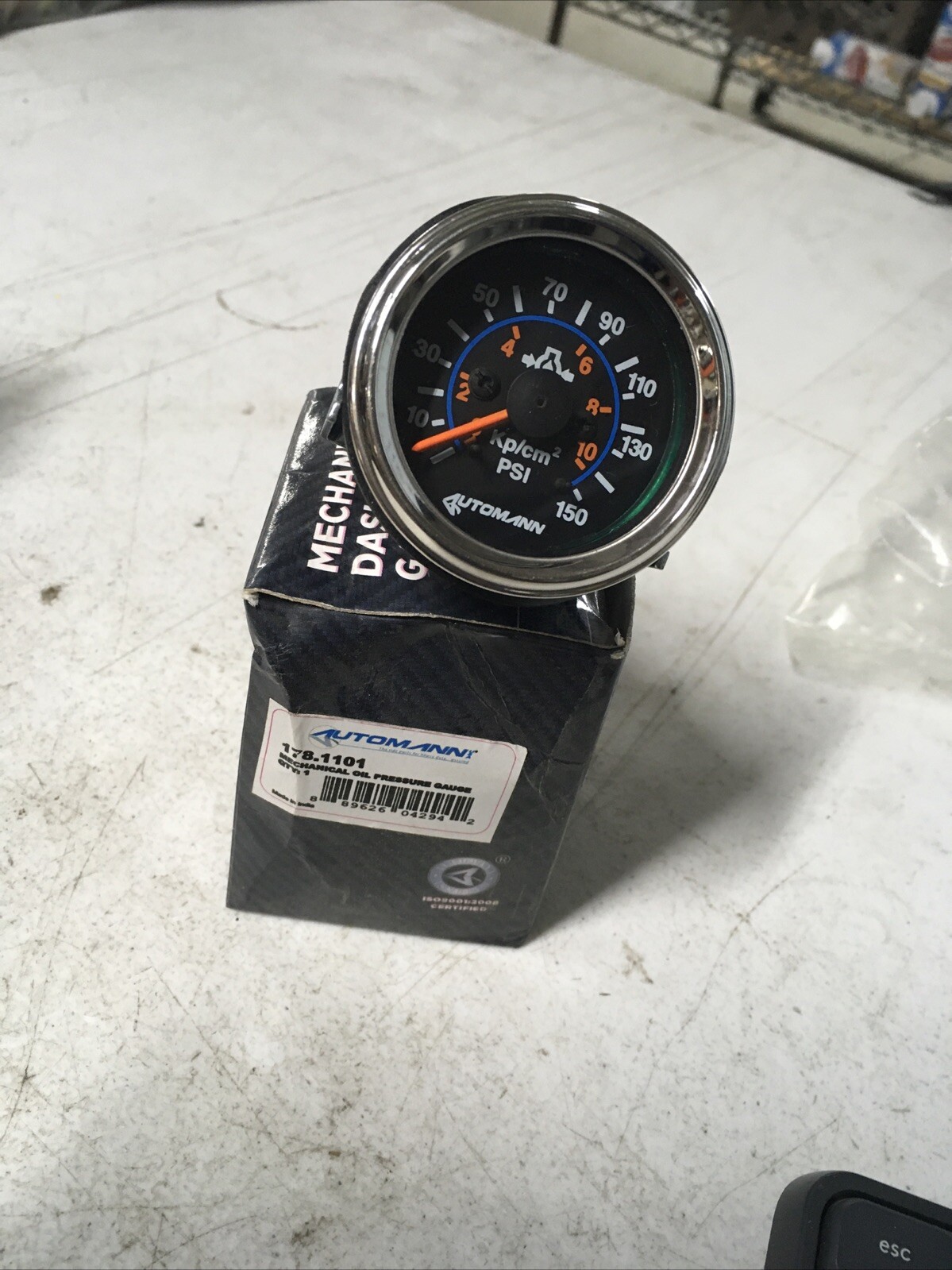 Automann 178.1101 Mechanical Oil Pressure Gauge universal oil pressure gauge