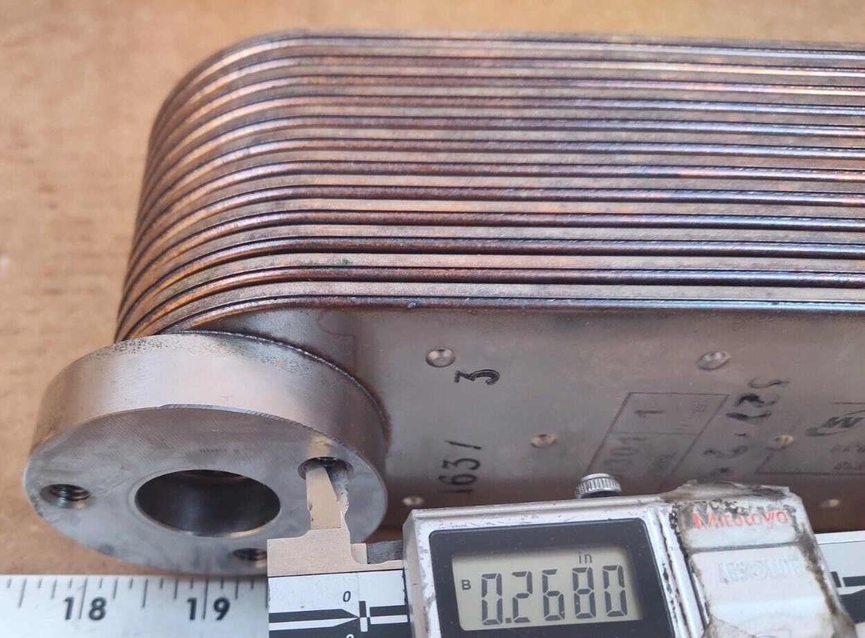 Voith Oil Cooler Insert54.9239.10, 1409338 16 bar P/N 82-25314-000