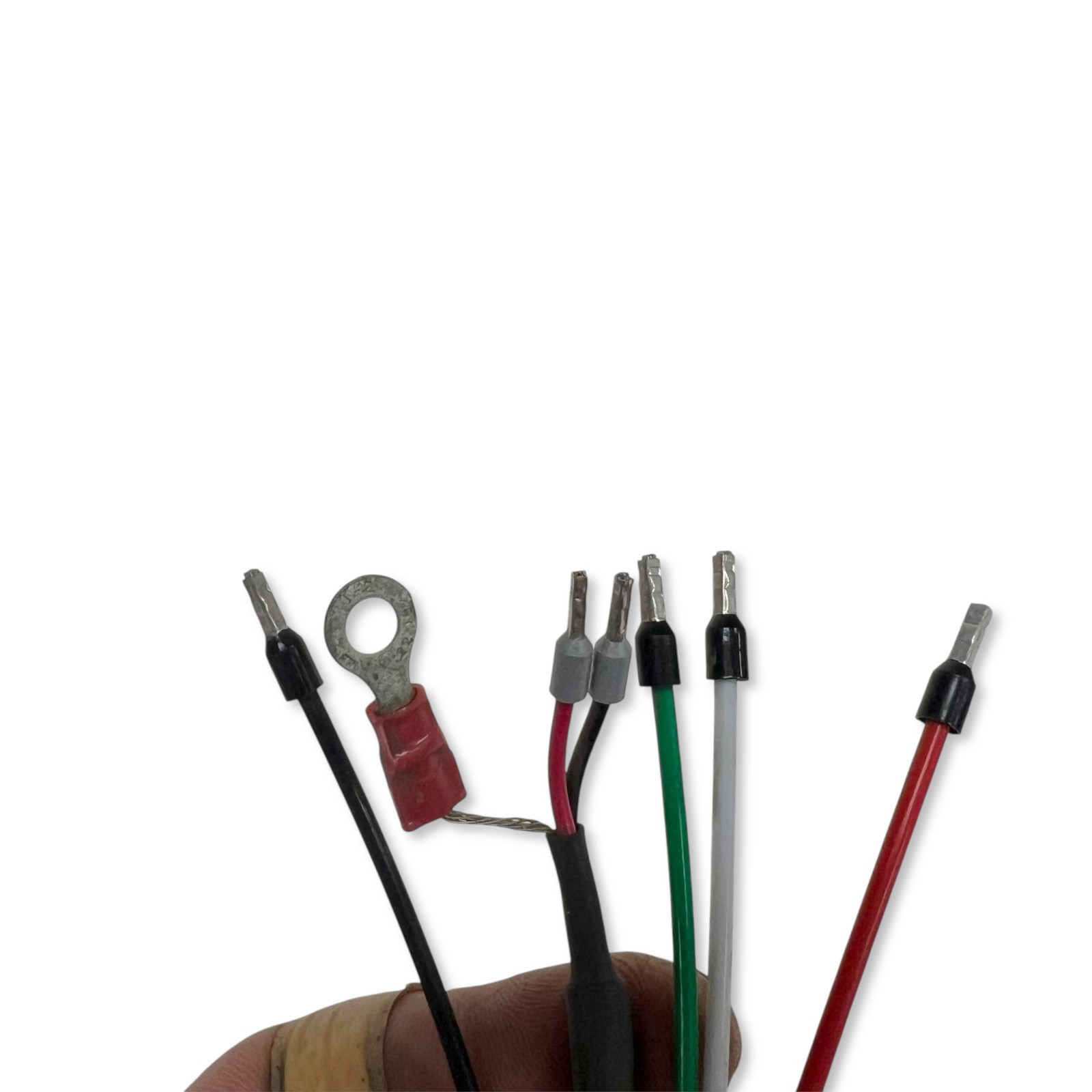 Luminator 504036-001 Rev C 6-Pin Panel Mount Circular Connector w Wiring Harness
