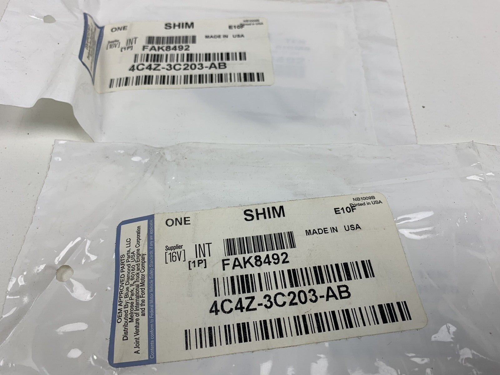 20 PACK International FAK8492 Front King Pin Shim Set 1.39 ID x 2.24 OD x .005