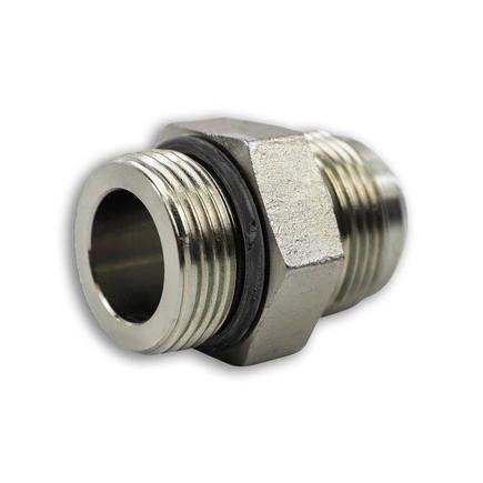 Tompkins 6400-16-16 Hydraulic Coupling / Adapter Straight, Male Jic To Male O Ri