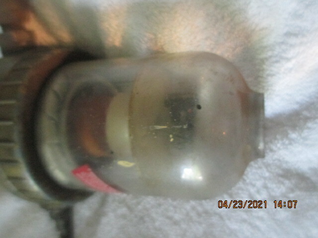 Vintage ROSS Hydraulic Fuel Pump FILTER Clear Polycarbonate Bowl