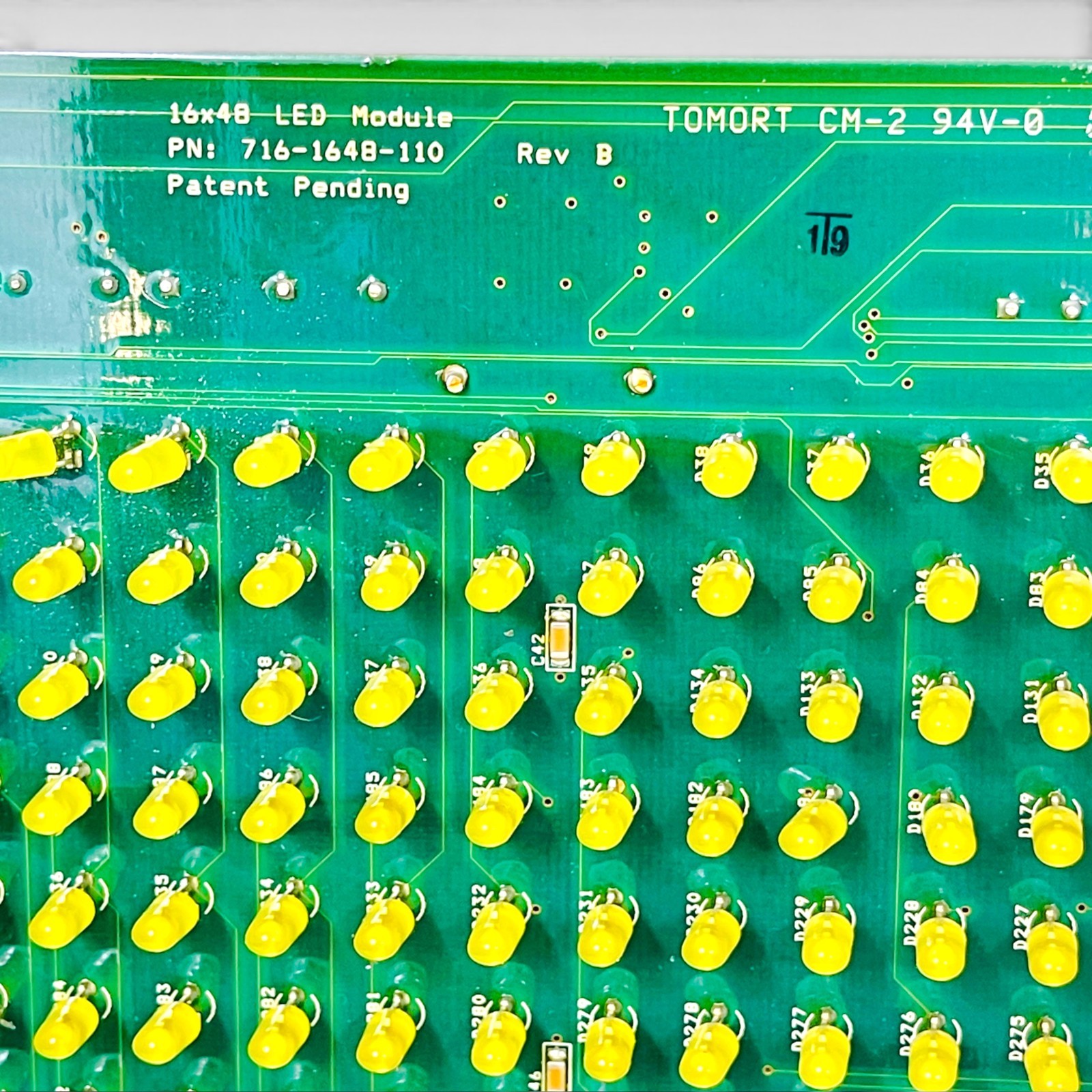 Luminator TwinVision 916-1648-110 16×48 LED Display Module Board Bus Sign