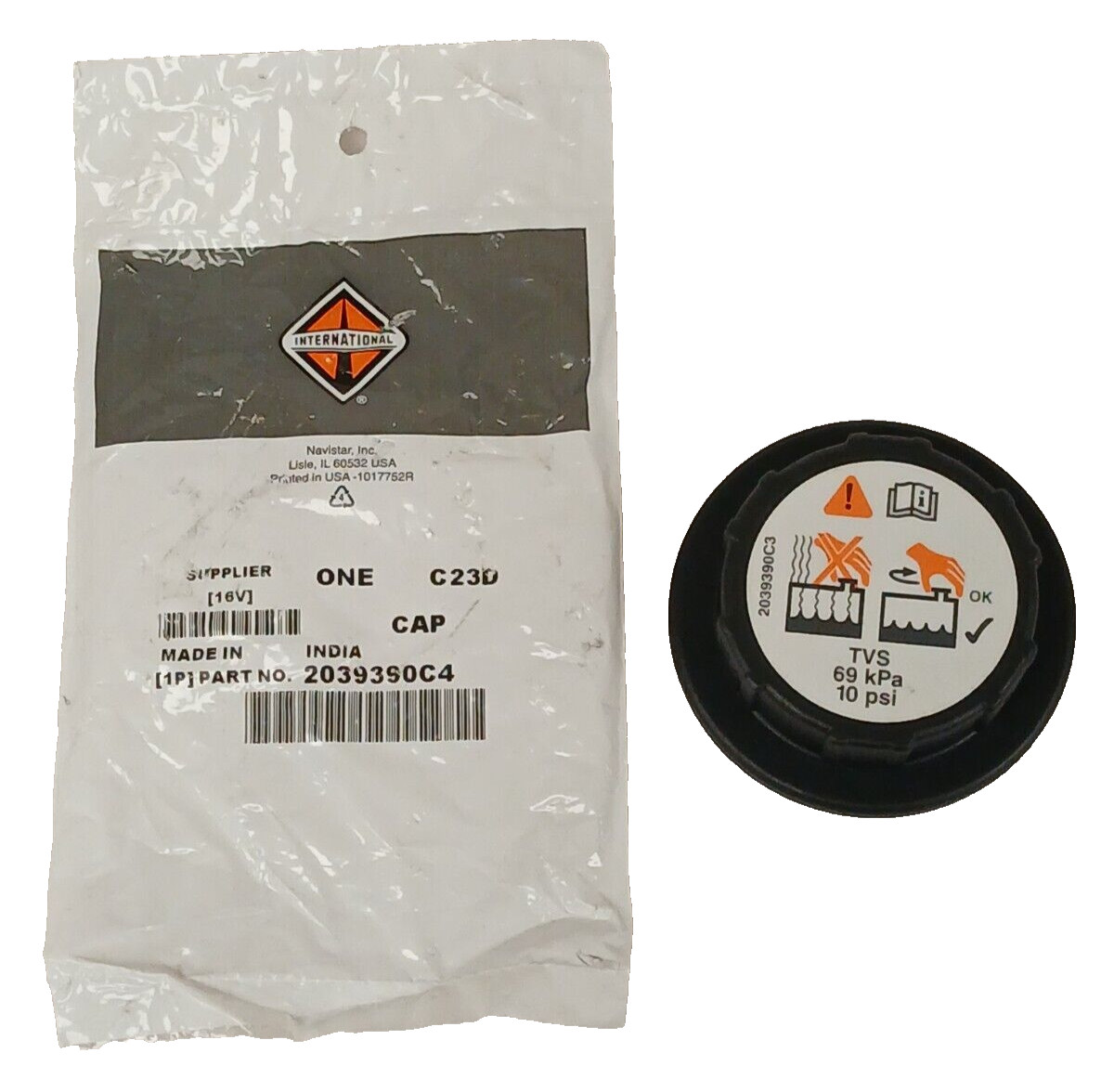NEW International Navistar 2039390C4 Cap, Assembly, Coolant Reservo