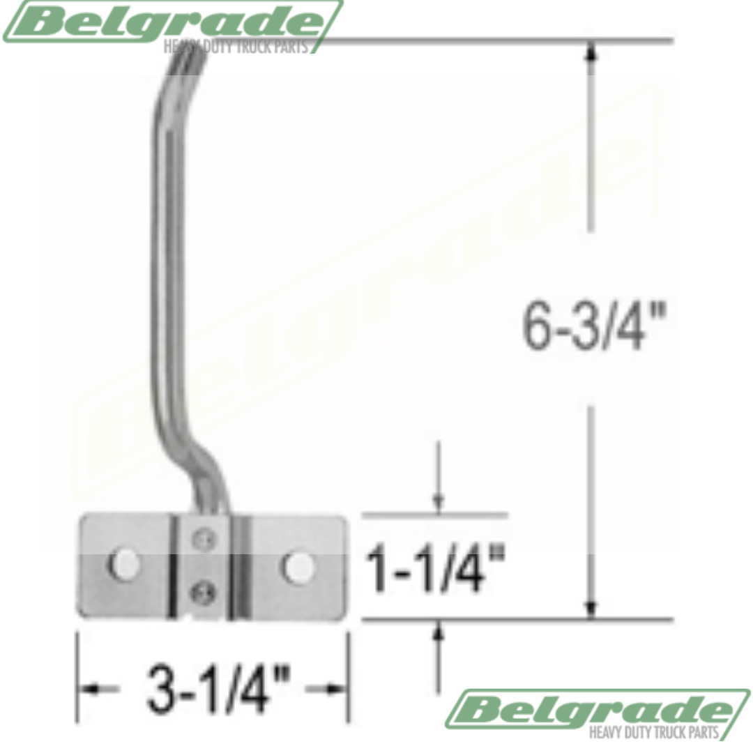Galvanized Trailer Swing Door Holdback Post Replaces: 55-100, 021-00081