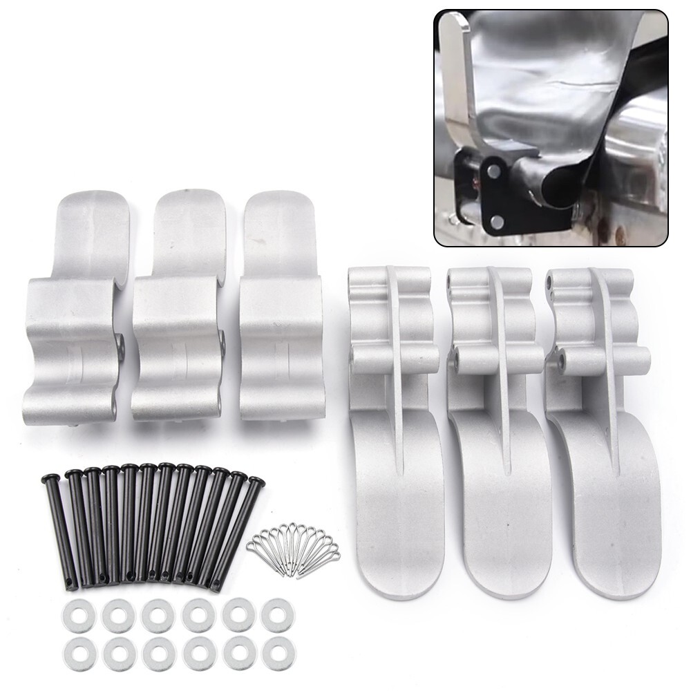 6PCS Easy-Off Aluminum Tarp Stop Upright Direct Replacement For Shurco 1705775