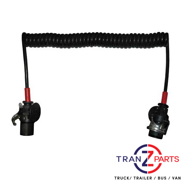 PREMIUM ABS EBS TRUCK TRAILER HGV SUSIE SUZIE COIL LEAD 24V 7 PIN LONG 4.5 METRE