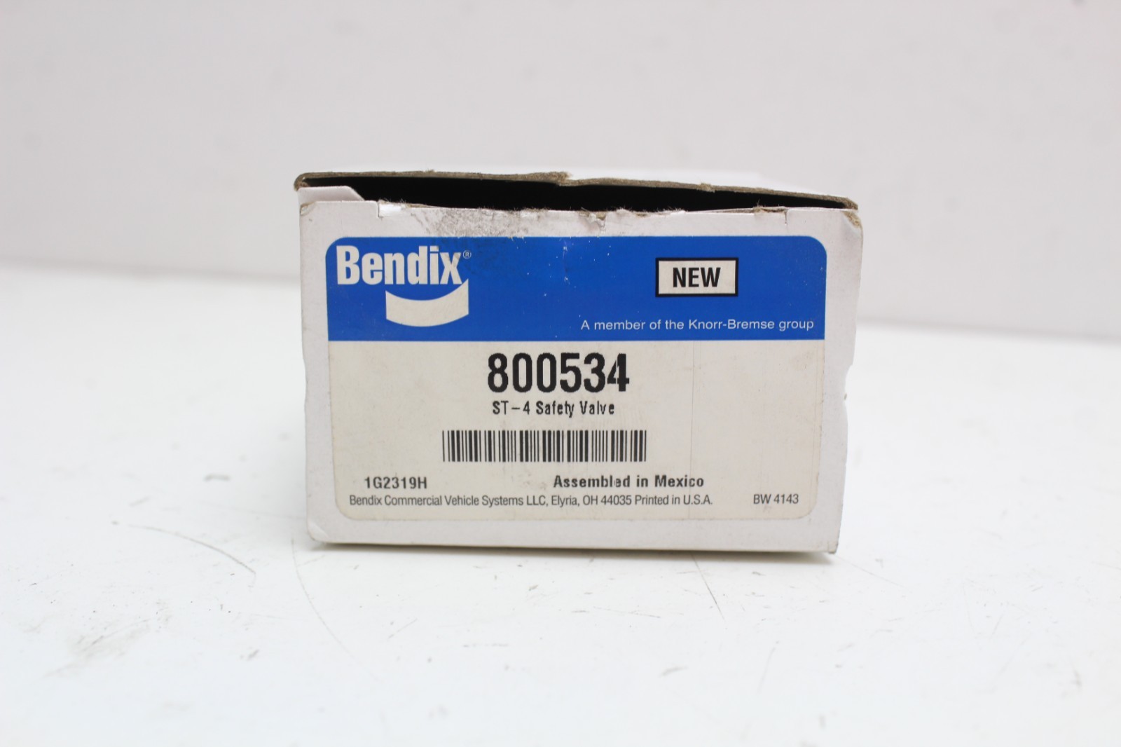NEW IN BOX GENUINE BENDIX 800534 SAFETY VALVE 250PSI