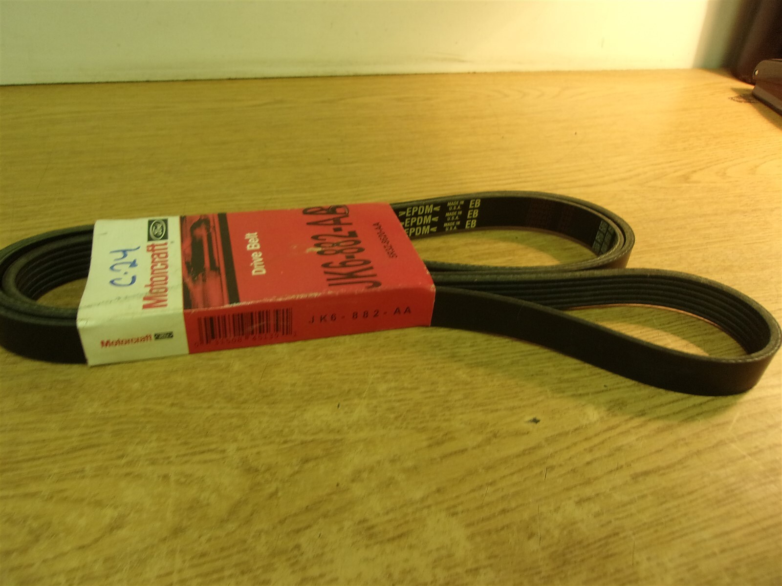 NEW Ford Motorcraft JK6-882-AA Drive Belt *FREE SHIPPING*