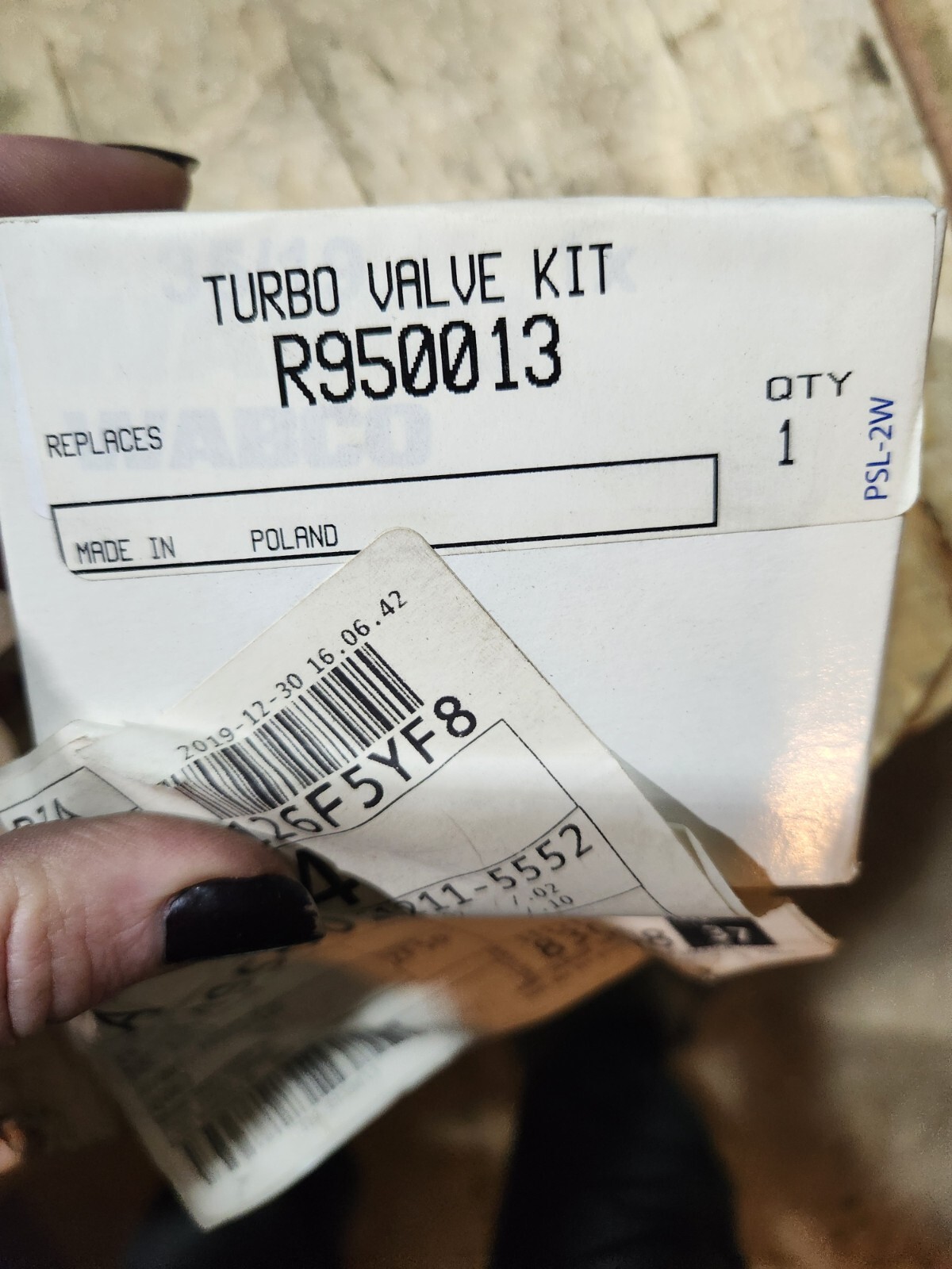 Meritor R950013 Peterbilt Turbo Cut Off Valve Kit- Air Dryer 4324139342