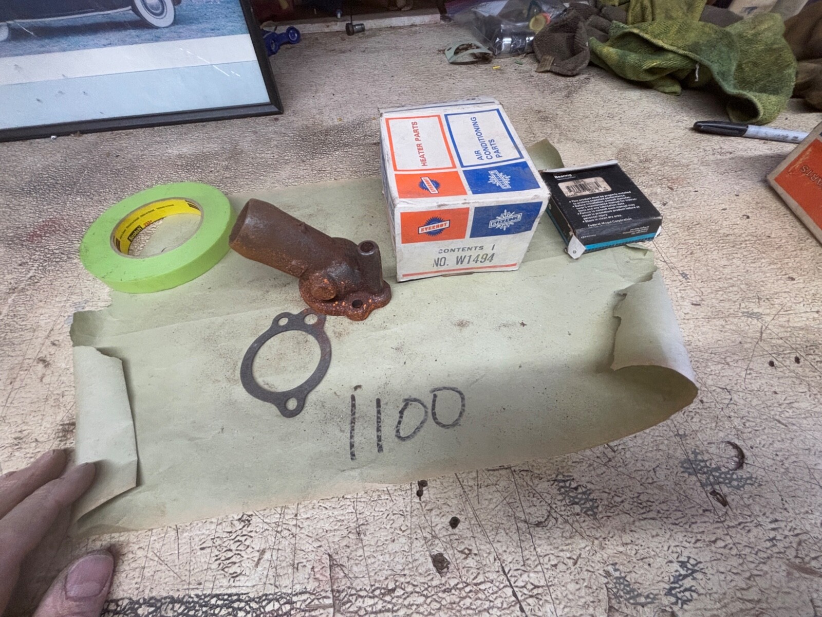 EVERCO w1494 water outlet “”READ THE LISTING”” 9W four season cross 84853