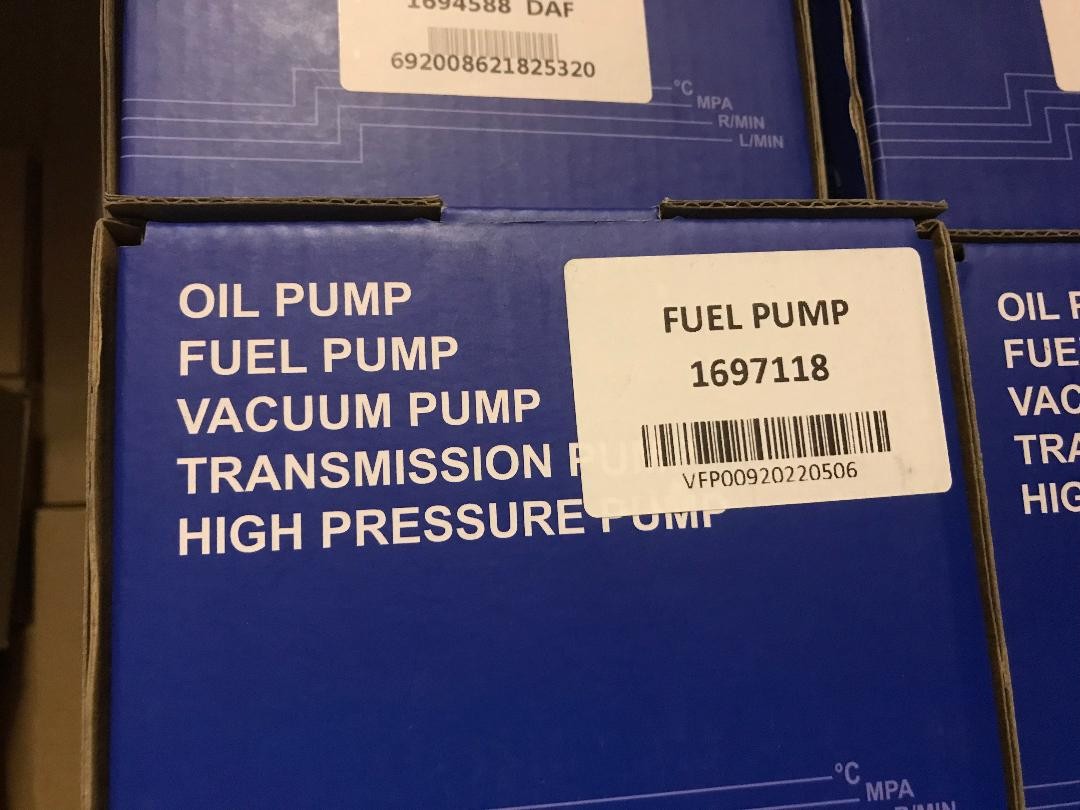 After Market Diesel lift pump fits Daf cf85/xf105 Euro 5 trucks same as 1697118