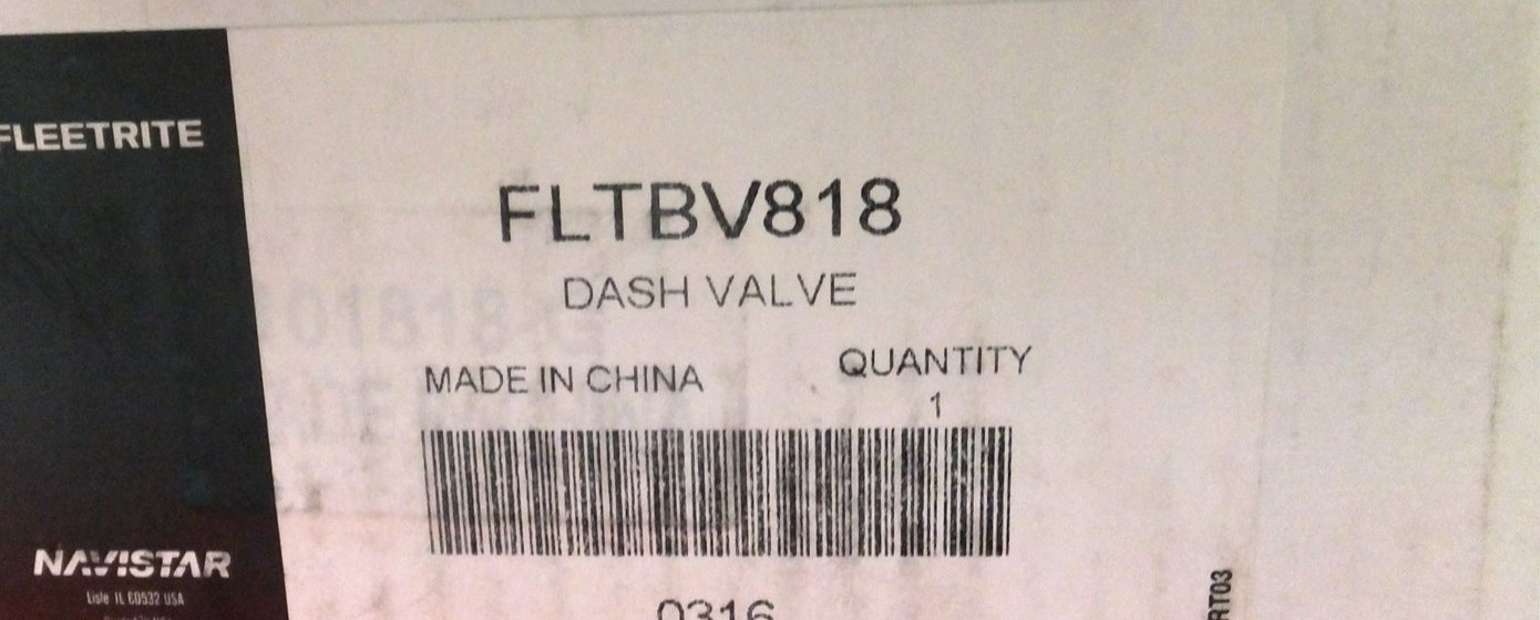 FLTBV818 FREETRITE DUAL CIRCUIT E-7 DASH FOOT BRAKE VALVE =MERITOR R955101818N
