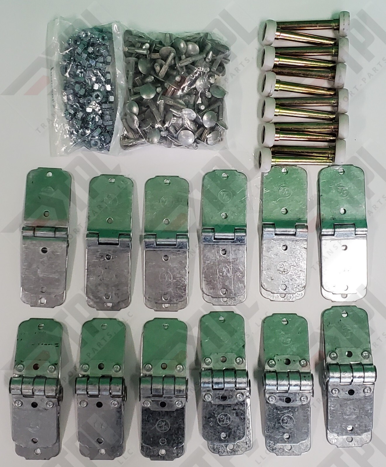 36 Pack Todco Door Repair Kit Center & End Hinges 1″ NYLON Rollers Hardware