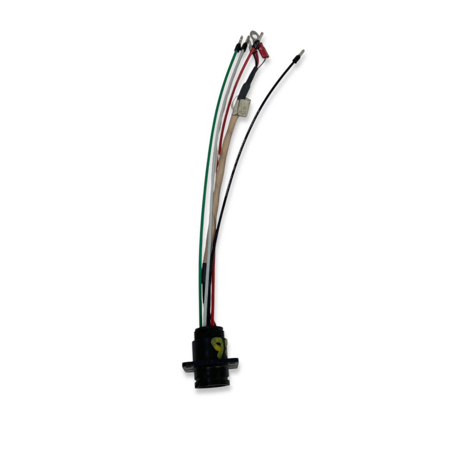 Luminator 504036-001 Rev C 6-Pin Panel Mount Circular Connector w Wiring Harness