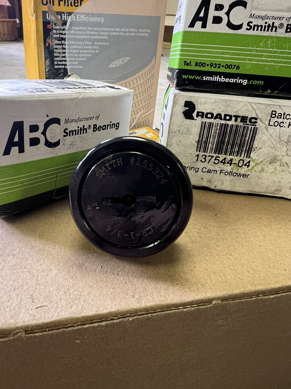 Roadtec 137544-04 Bearing Cam Follower – ABC Smith Bearing 155324 – CR-1-3/4 NEW