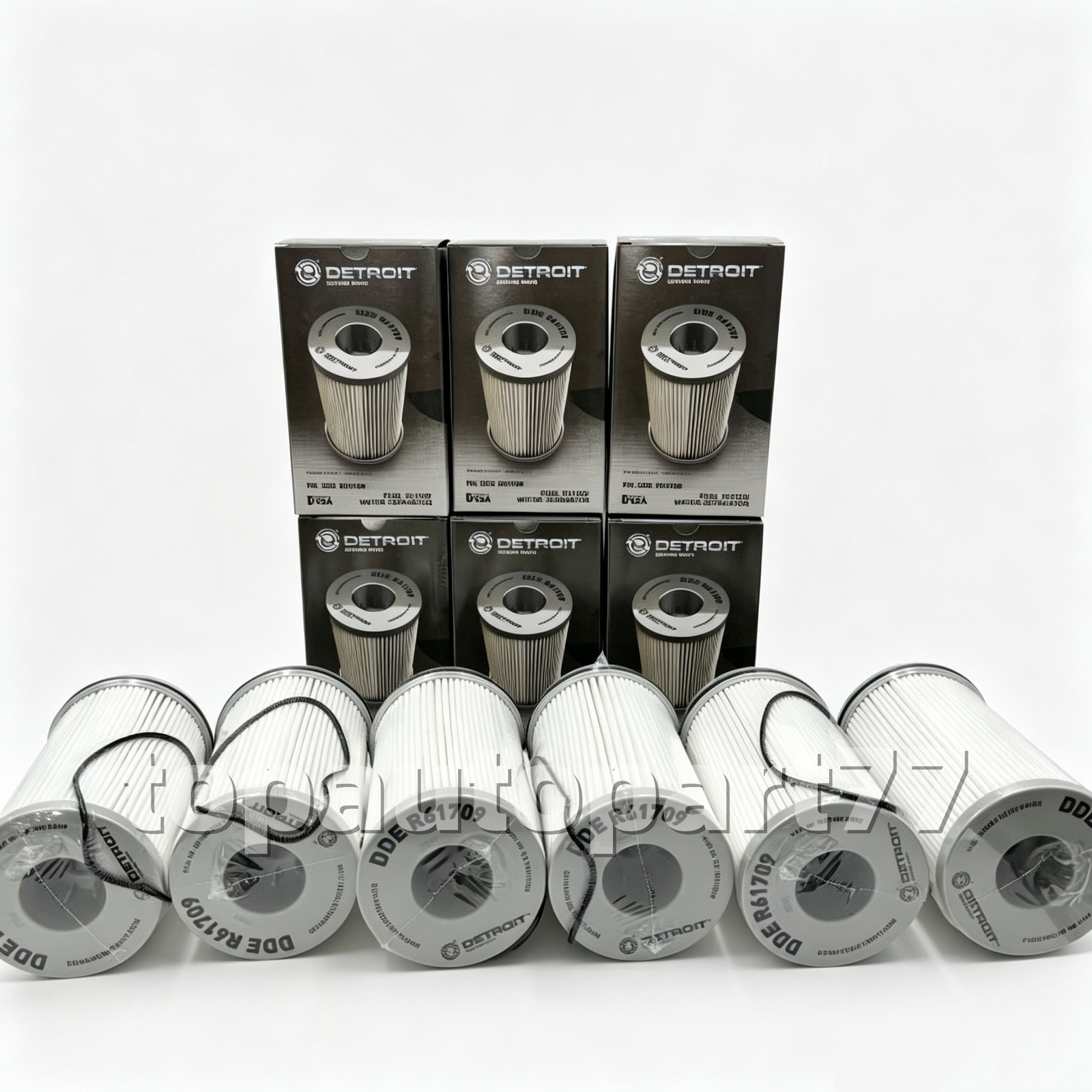 Brand New 6PCS R61709 Detroit DDE-R61709 Fuel Water Separator Filter
