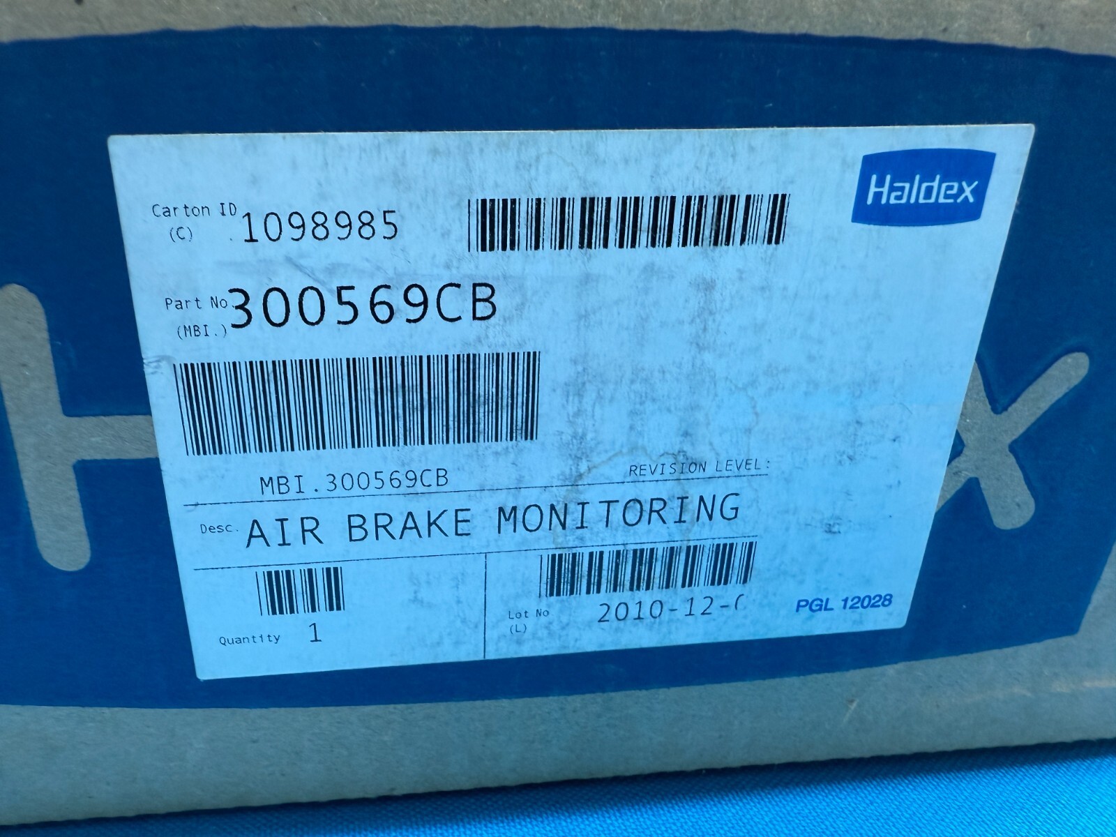 Haldex 300569CB ABS Wheel Air Brake Speed Monitor Assembly AL95694