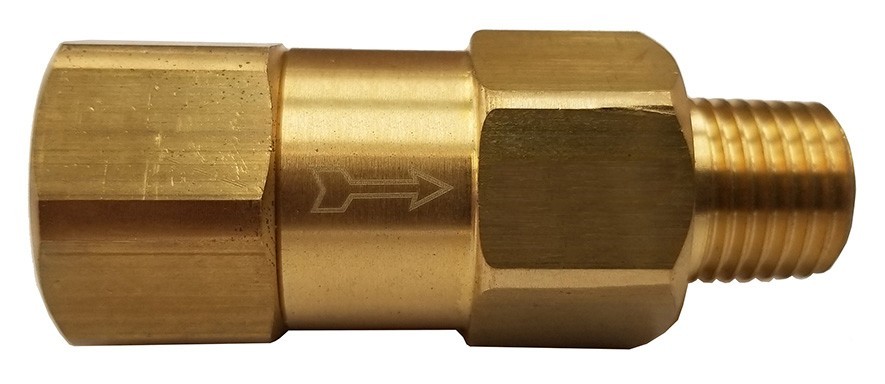 SC1 Single Check Valve Female in 1/4” NPT Male Out 1/4” NPT 800375 23080