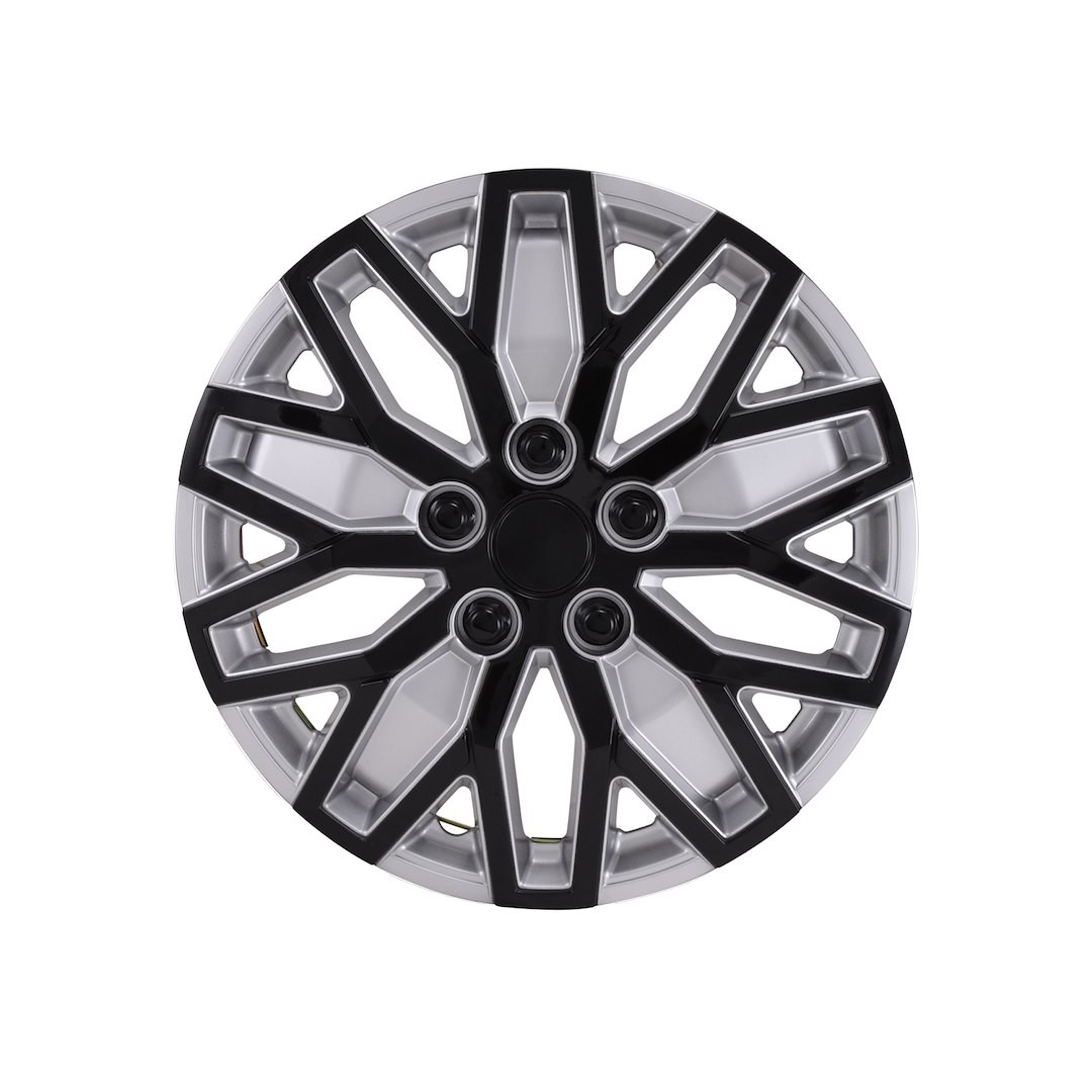 Coast to Coast Wc 10 U Spoke Sil/Blk 15″ Set 4