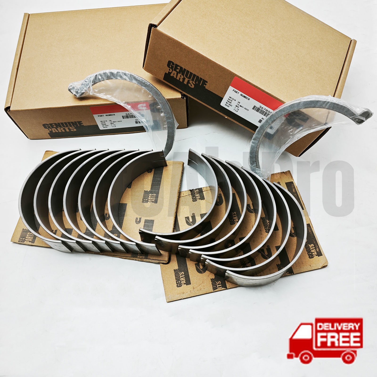 Brand new 3678555 Standard Main Bearing Kit for Cummins ISX. PAI 3800298