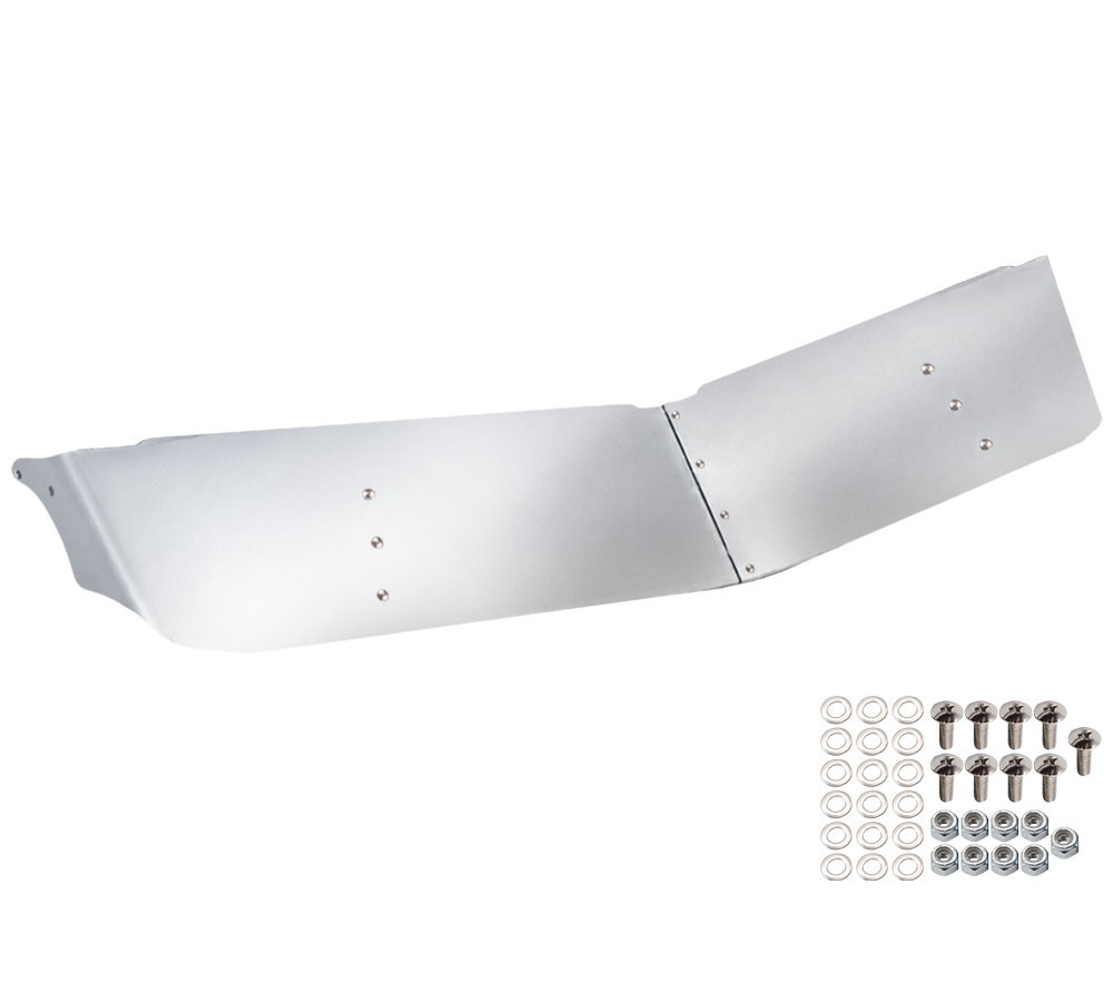 13″Stainless Steel Drop Visor Compatible w/Peterbilt 335, 359, 377, 378, 379