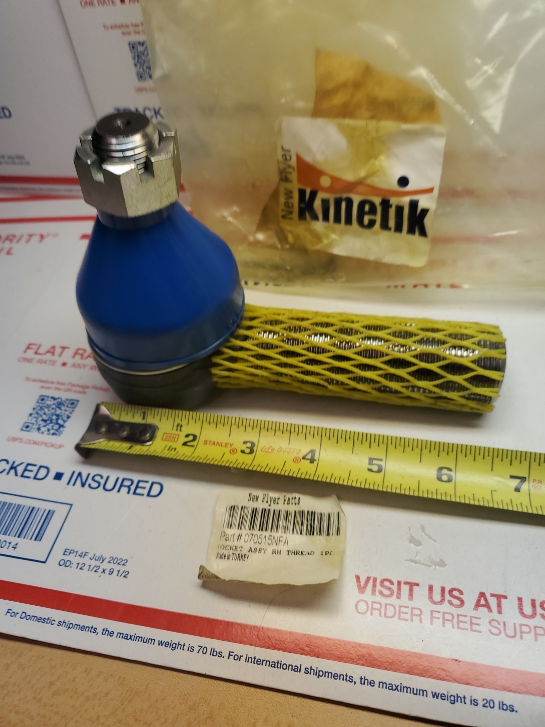 New Flyer (TRW) 070515 Tie Rod End Socket Asm, RH Thread. Ref 070515NFA NEW, G6