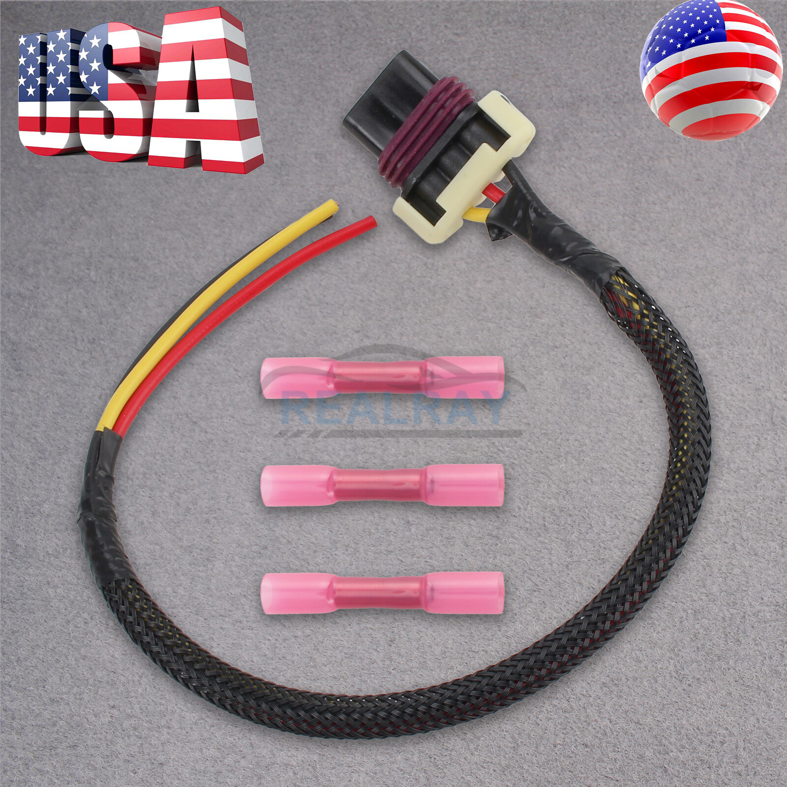 Low Coolant Sensor Connector Pigtail Harness Plug for Peterbilt Kenworth W094112