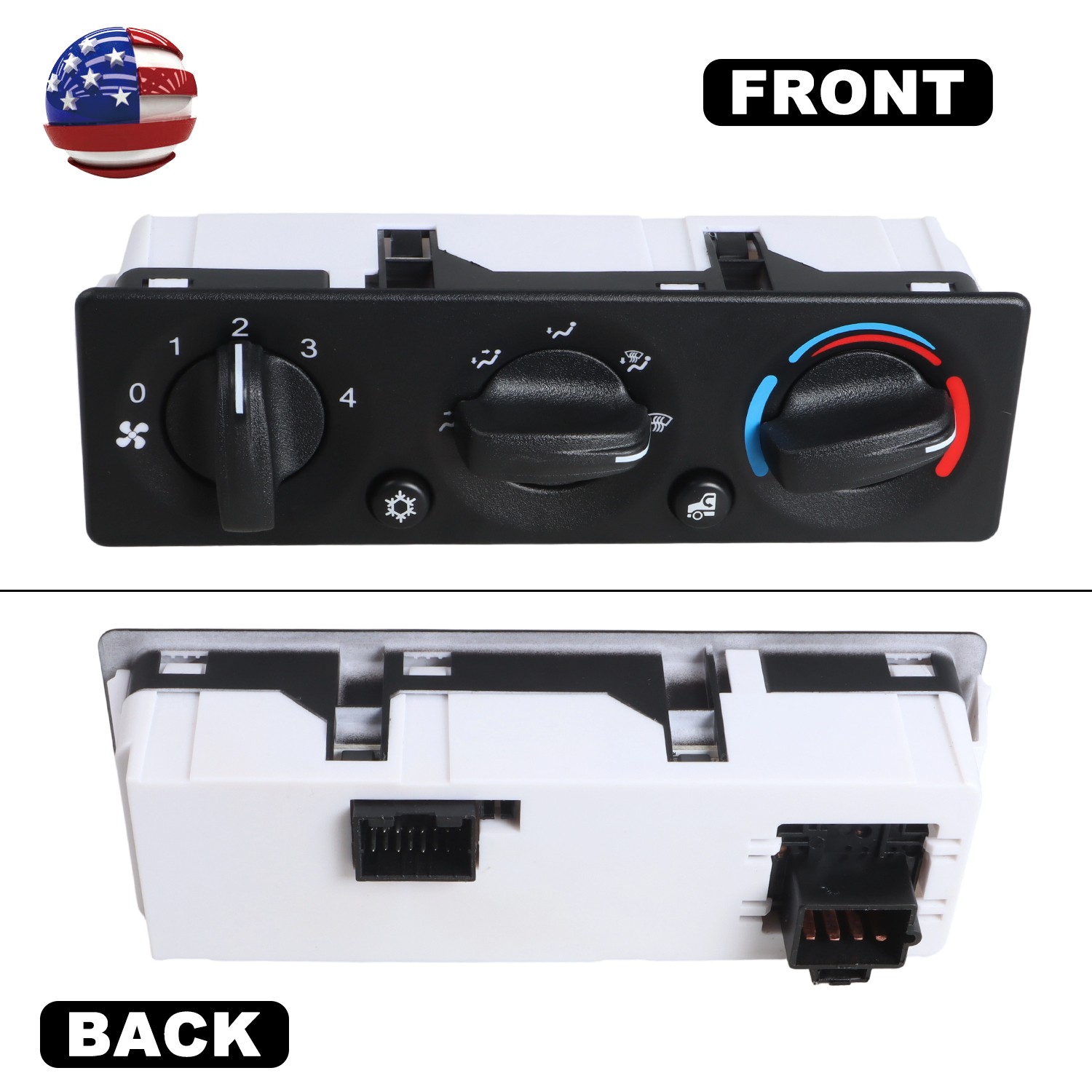 New AC Temperature Control Panel HVAC for Kenworth T270 T370 2008-2020