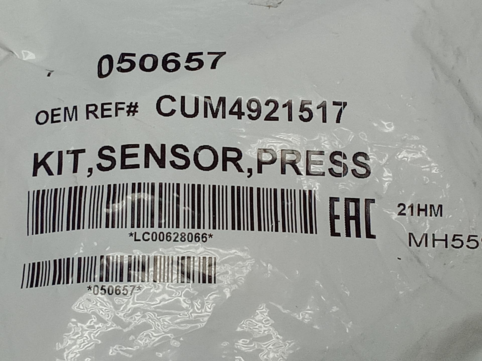 Genuine PAI Pressure Sensor Kit 050657 Replacement Unit For OEM CUM4921517