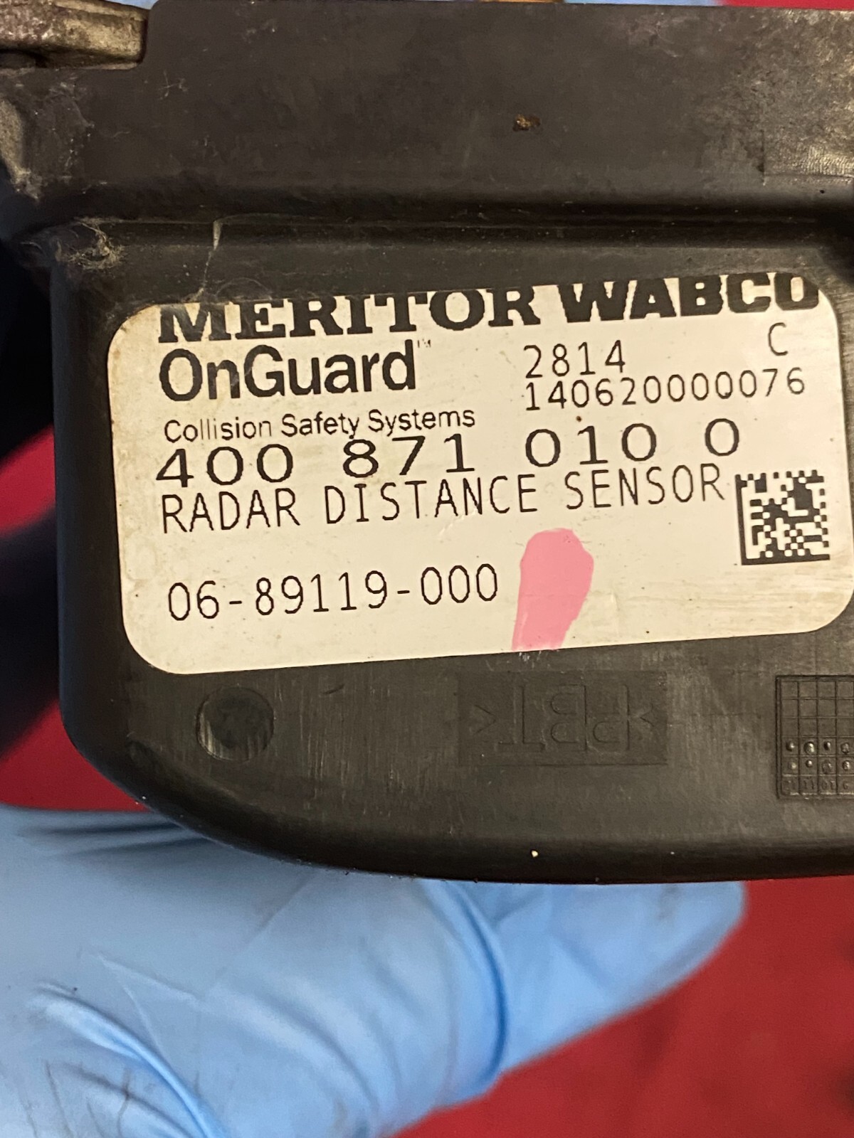 MERITOR WABCO ONGUARD , RADAR DISTANCE SENSOR 400 871 010 0, collision safety