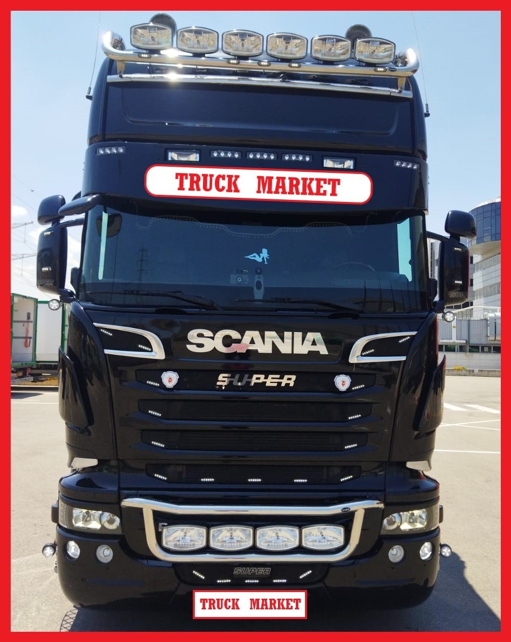 Scania 1998 – 2016 WINDOW LATH CHROME Stainless Steel 1 SET