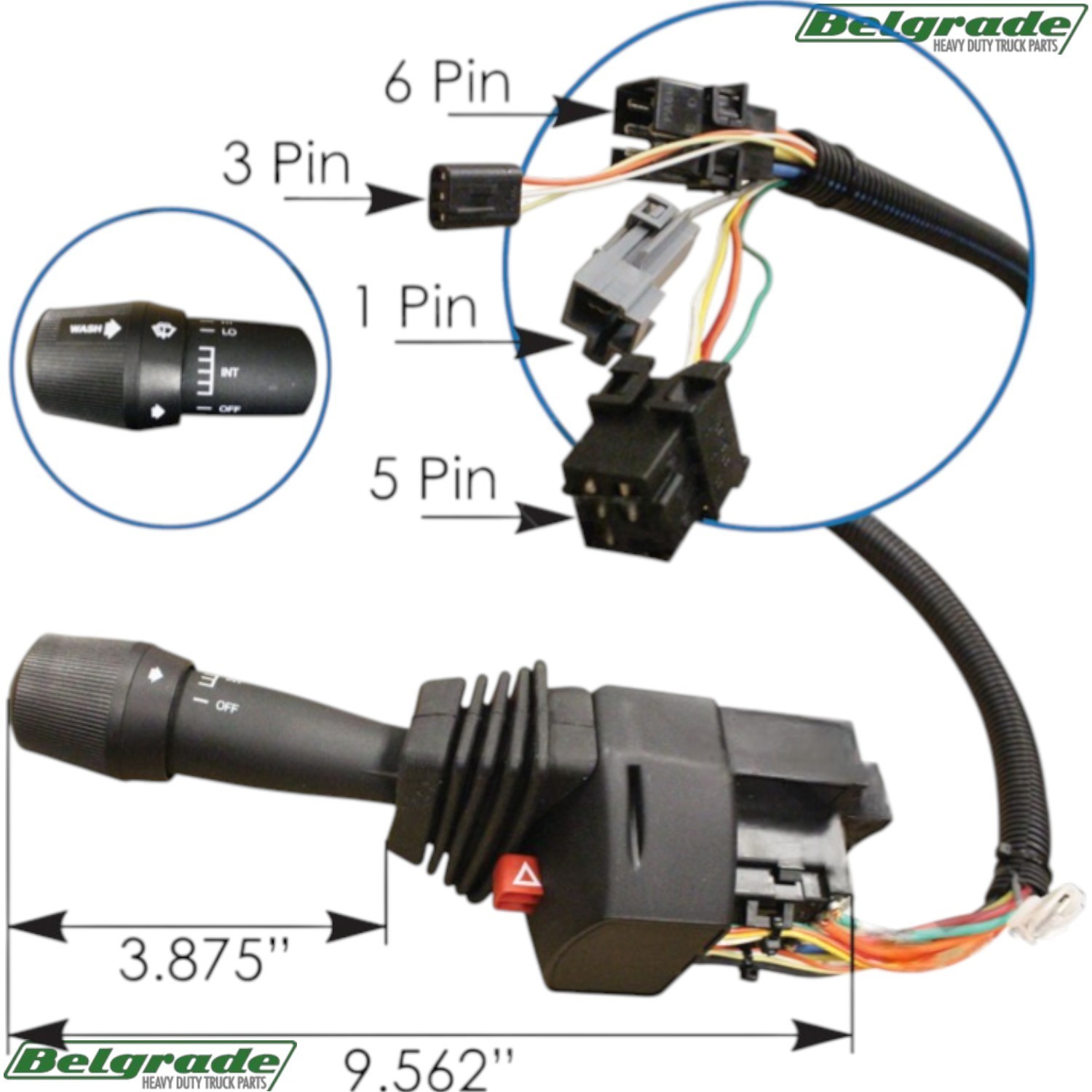 577.55014 Turn Signal Switch IHC – 1699606C91 2042616C91 3566945C91