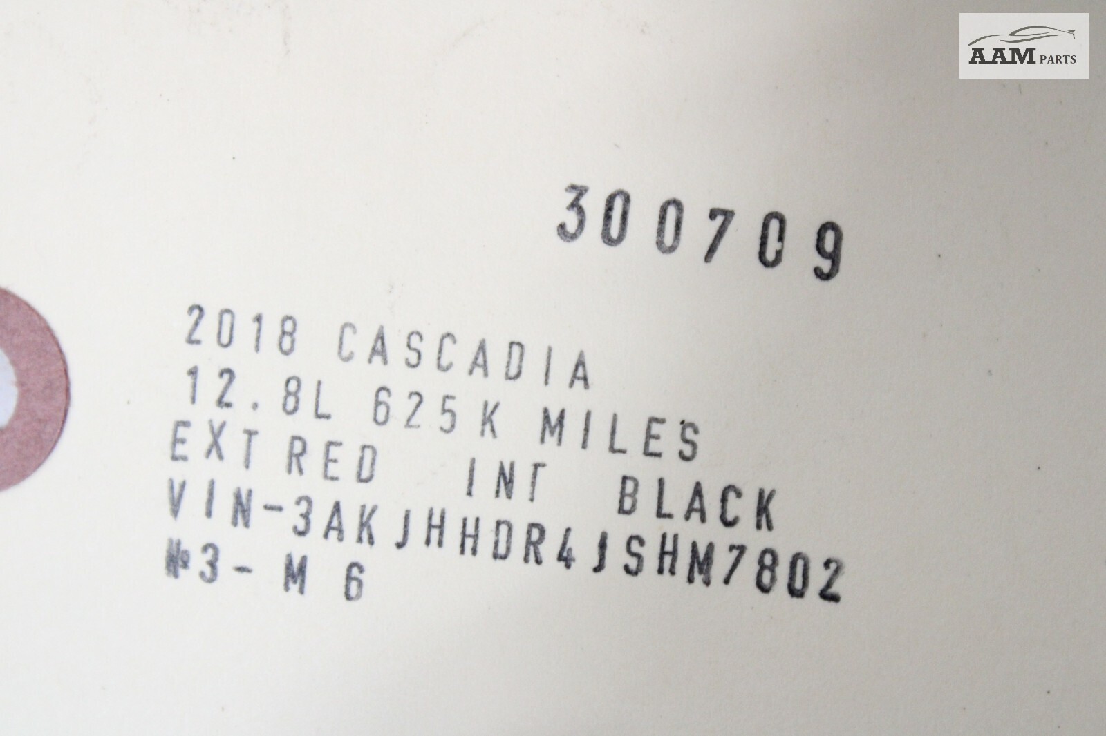 18-2024 FREIGHTLINER CASCADIA FRONT RIGHT SIDE AXLE STOP R16-20848-000 OEM