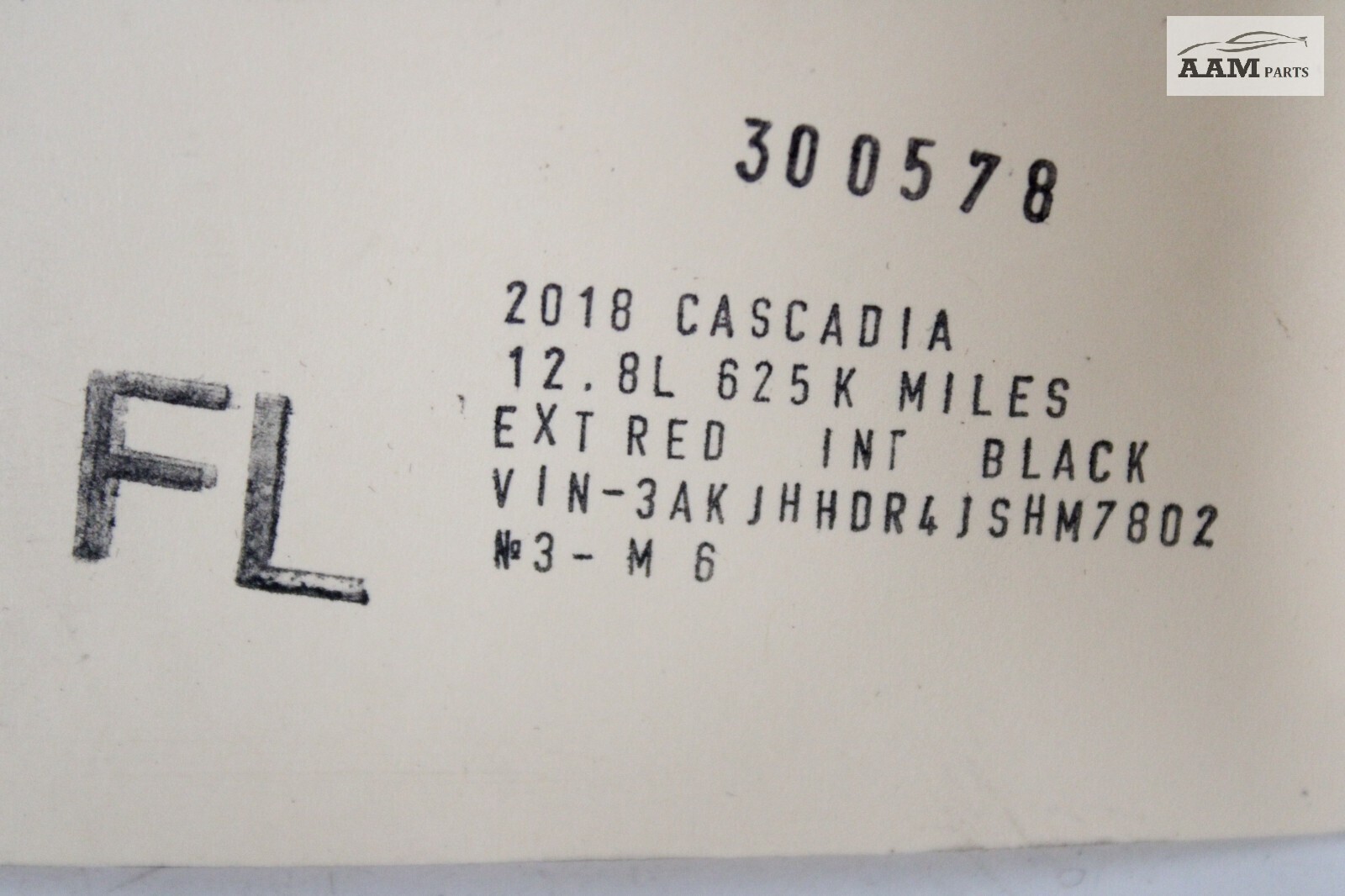 2018-2024 FREIGHTLINER CASCADIA FRONT LEFT SIDE DOORWAY WEATHERSTRIP SEAL OEM