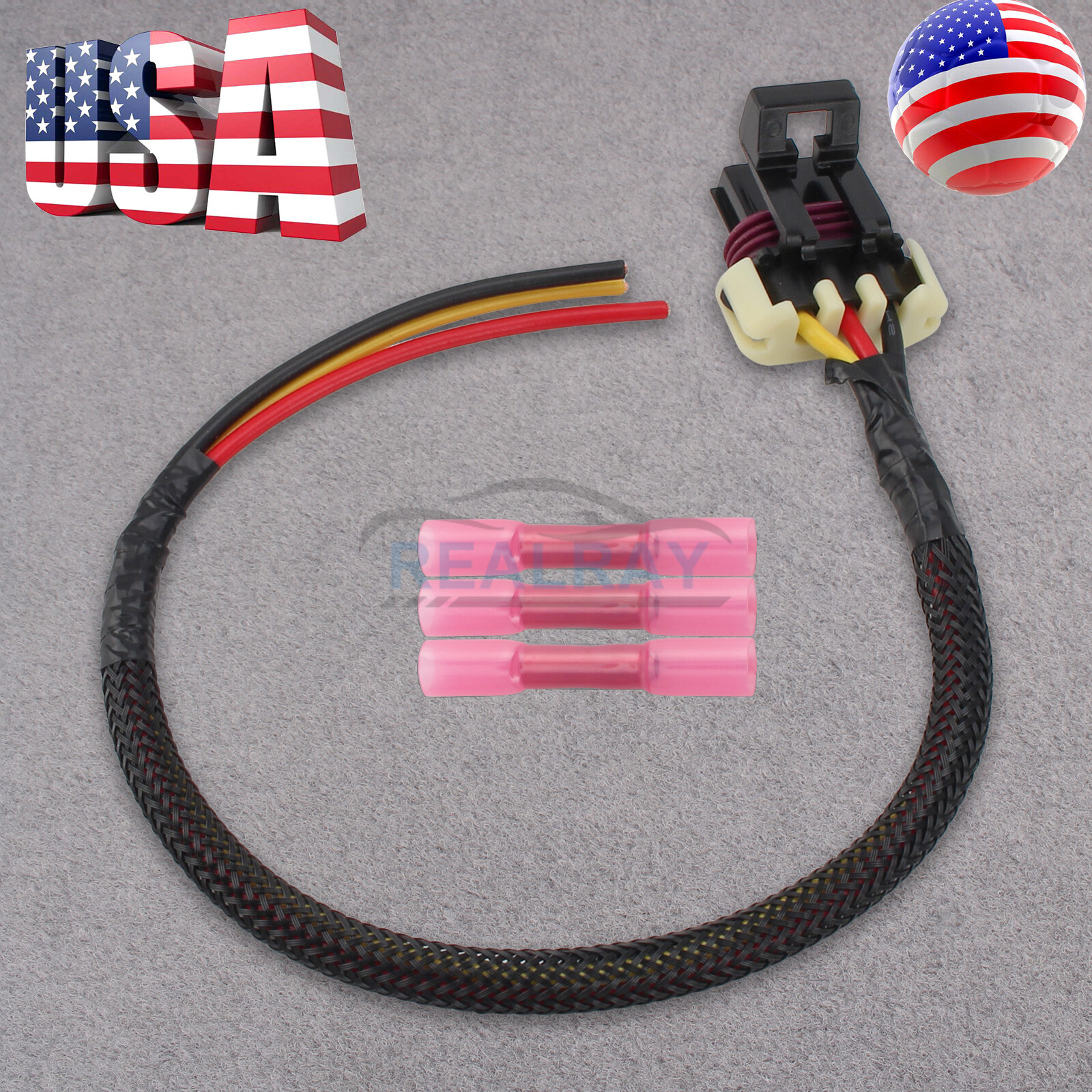 Low Coolant Sensor Connector Pigtail Harness Plug for Peterbilt Kenworth W094112