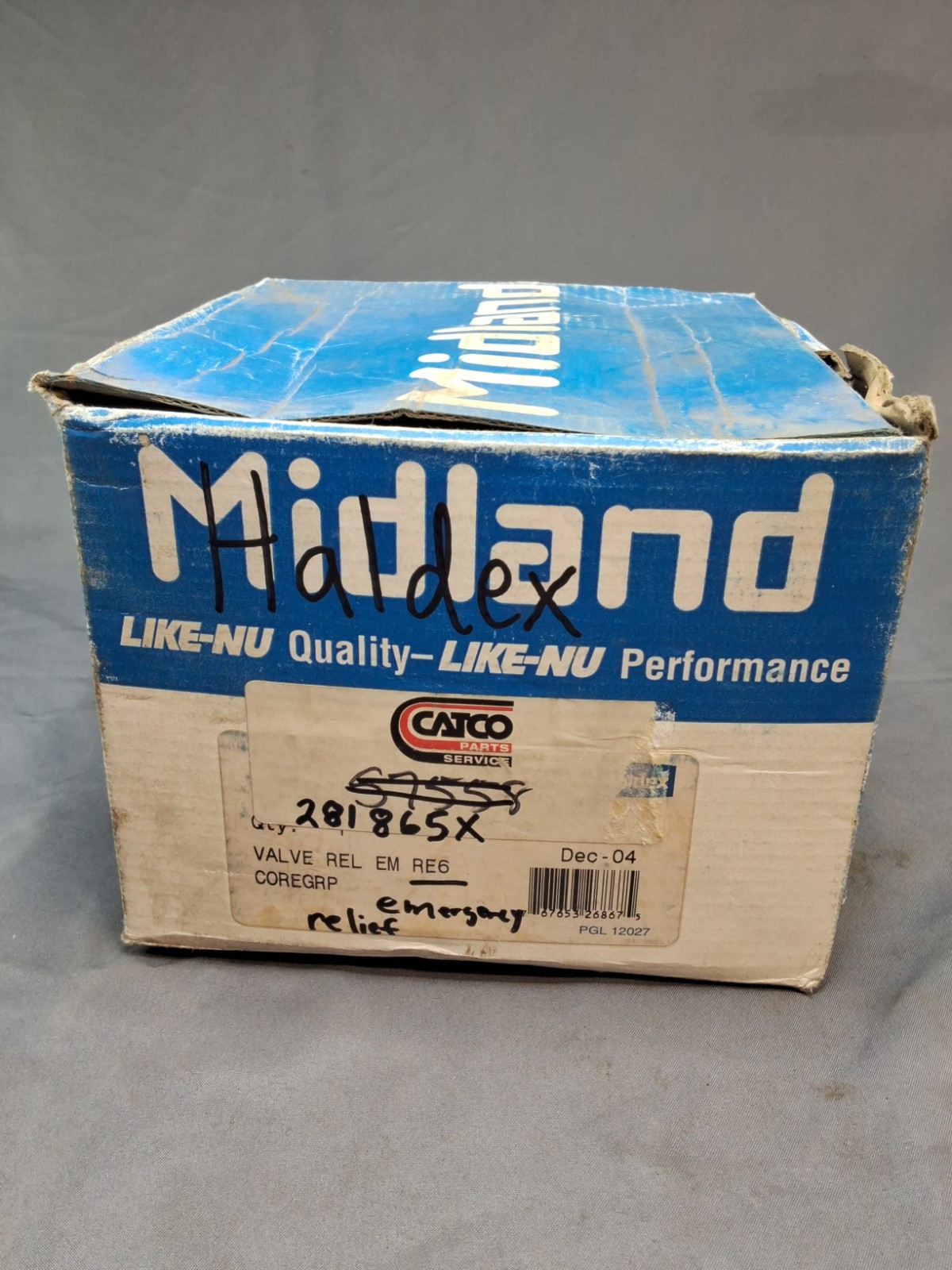 REMAN Haldex 281865X Air Brake Emergency Relay Valve Bendix RE-6