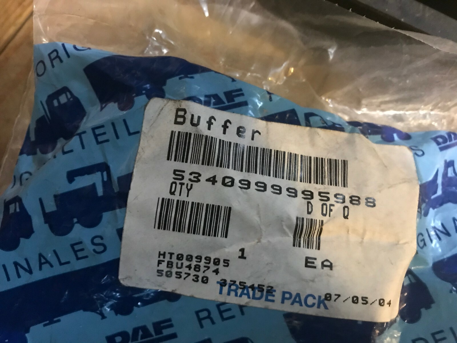 Military Commercial fits LEYLAND DAF or other FBU4874 Tailgate rubber stop H23