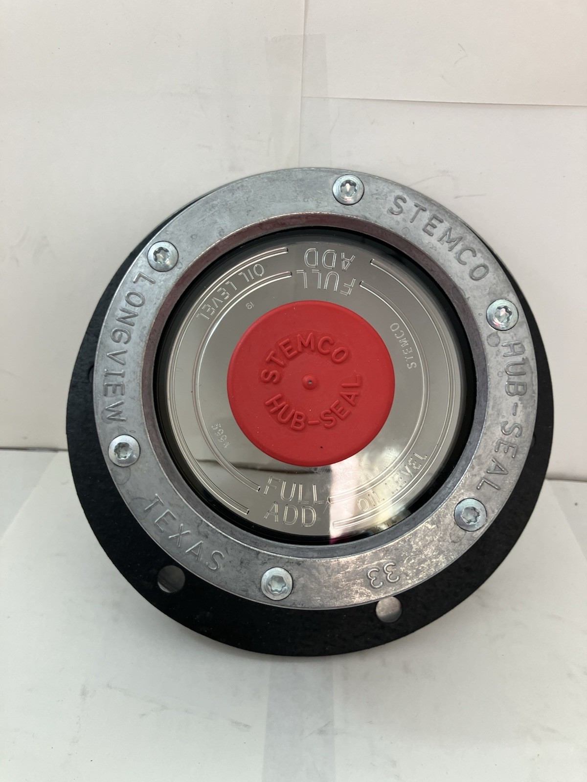 One Stemco 300-4009 Six Hole Aluminum Hubcap with Gasket – Bulk Pack 340-4009