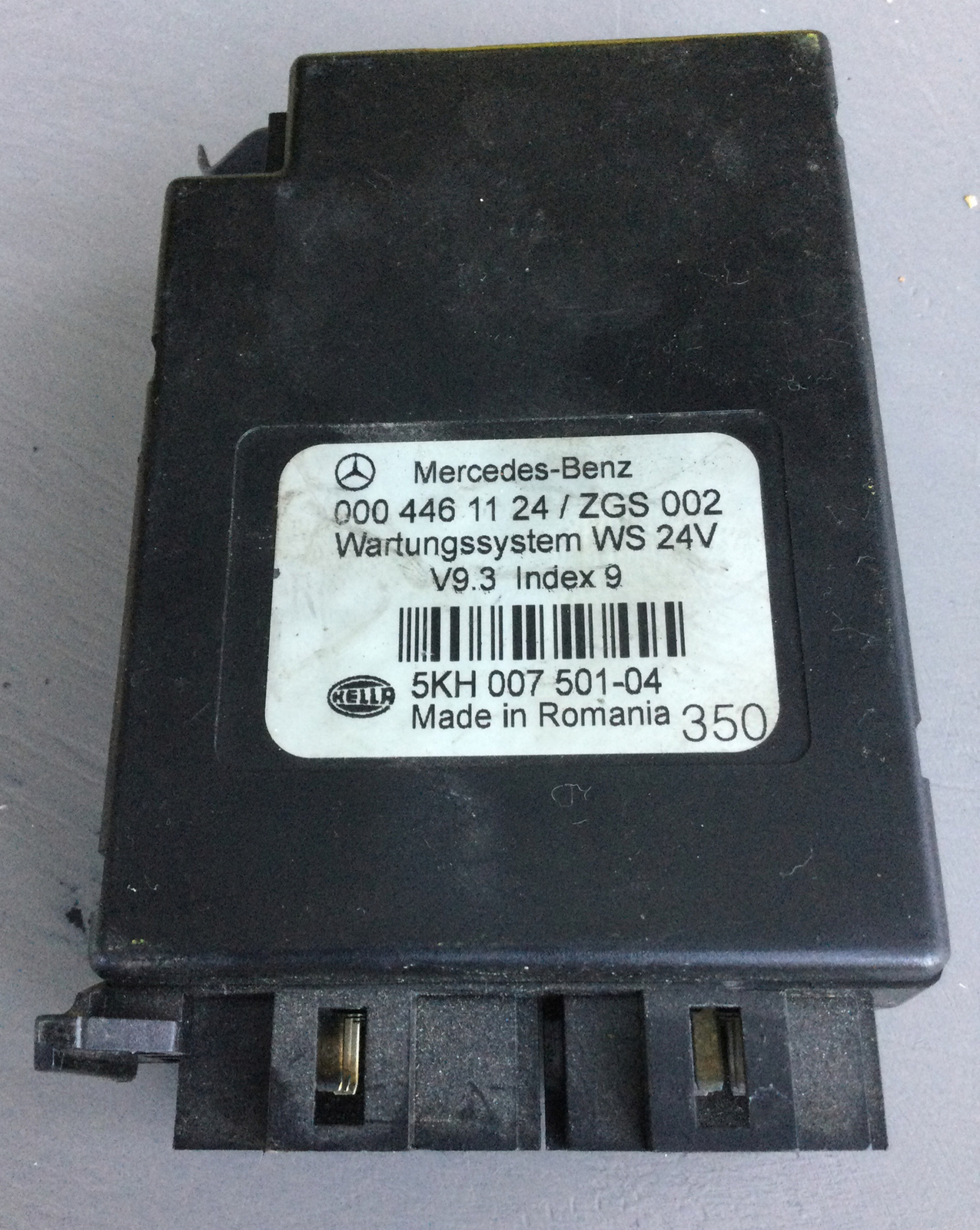 Mercedes Benz Electronic Control Module 0004461124 / ZGS 002 Uk Seller