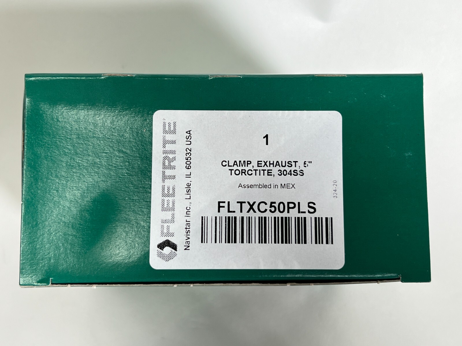Fleetrite 5″ Exhaust Step Clamp Preformed Butt Joint Stainless Steel FLTXC50PLS
