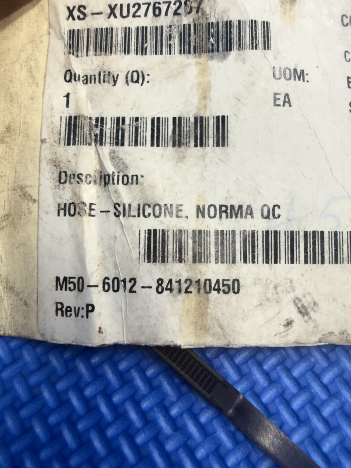 Paccar M50-6012-841210450 Replacement Norma Quick Connect Green Silicone Hose