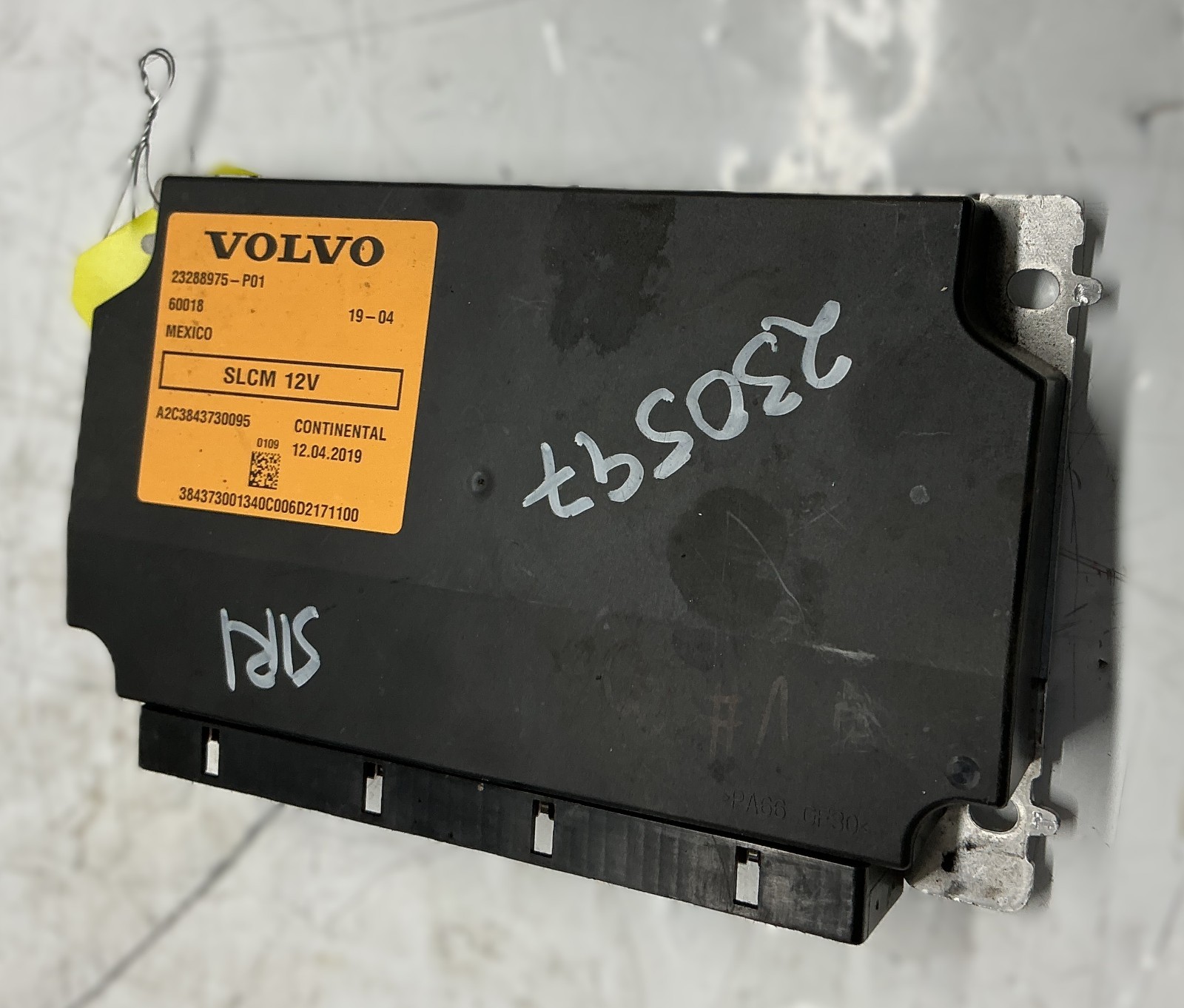 Genuine Volvo SLCM 12V Control Module Continental A2C3843730095 PN 23288975
