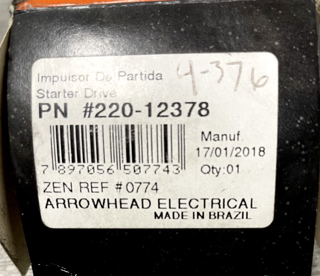 J&N 220-12378 – Drive Assembly Roller, 9T, 1″ / 25.4mm OD, CW, 6 Spiral Spl., Pr