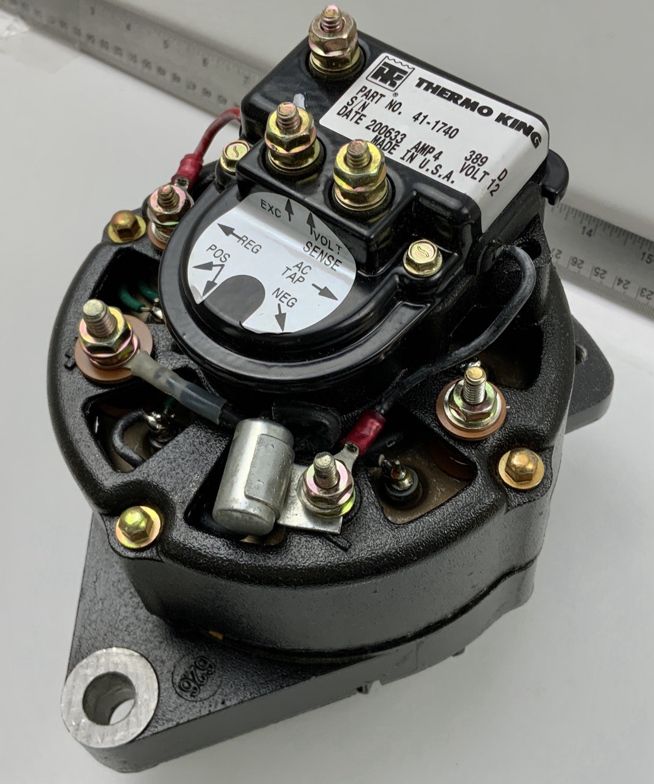 Thermo King : Alternator TK-41-2198 / 41-2198 (37 AMP) : NEW Old Stock