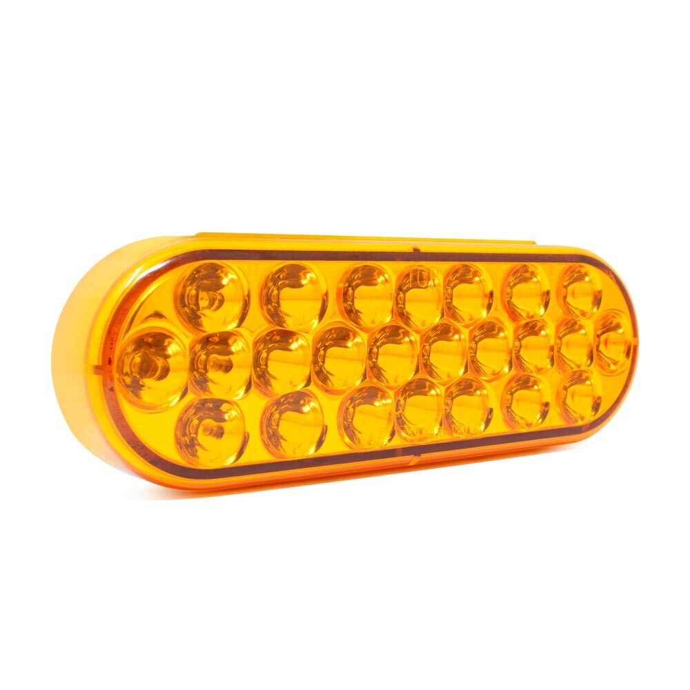 Pro LED 624Y 6″ Oval Pearl Style Turn Signal Light – Replaces Truck Lite 6050A