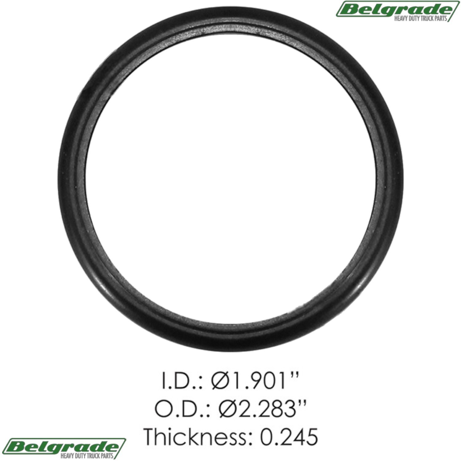 Elring Genuine OE 003.040 Oil Pump O-Ring Detroit DD13 DD15 4721870880 – 2 Pack